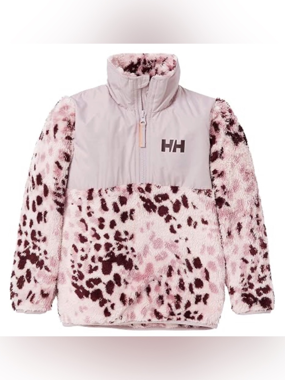 Helly Hansen Pink Leopard Fleece Pullover 
’ Champ 1/2 Zip Midlayer